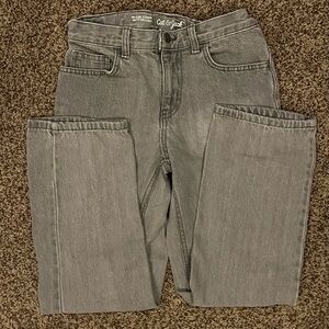 Cat & Jack Boys sz12 Classic Gray Jeans